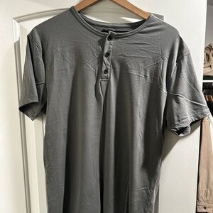 Cuts Clothing Gray Henley